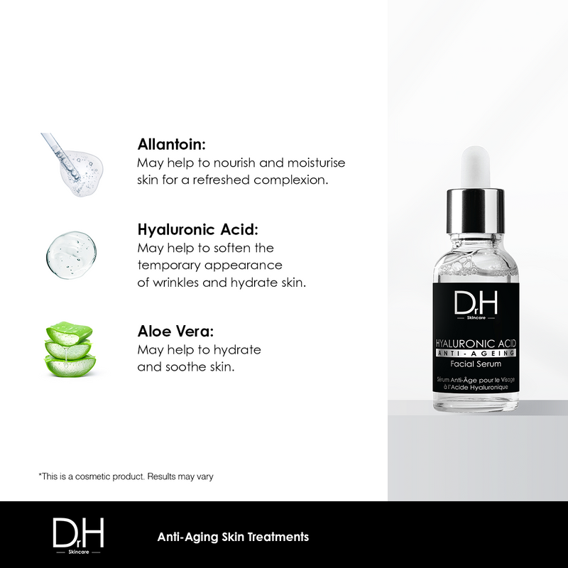 Dr H Anti-Aging Hyaluronic Acid Facial Serum 30ml