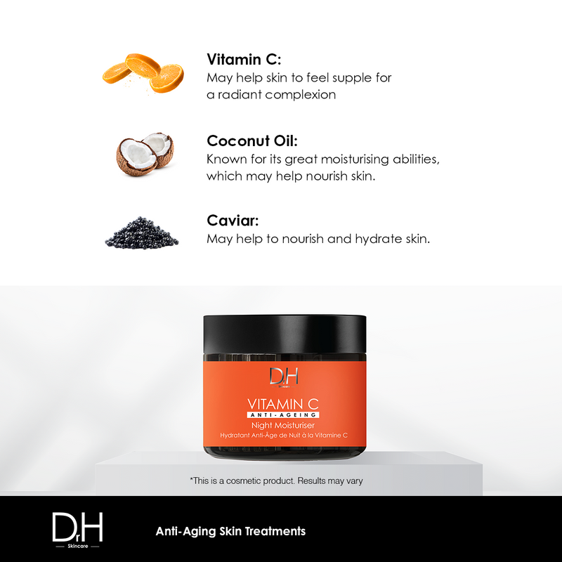 Dr H Vitamin C Anti-Ageing Night Moisturiser  60ml