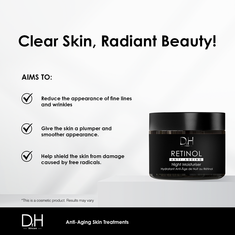 Dr H Retinol Anti-Ageing Night Moisturiser 60ml