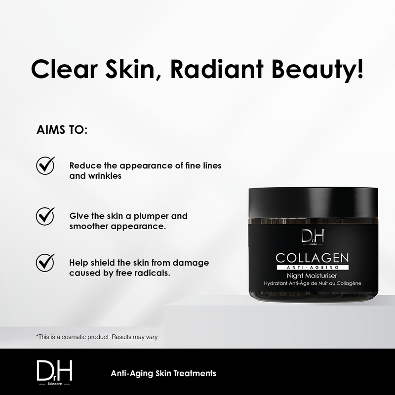 Dr H Collagen Anti-Ageing Night Moisturiser 60ml