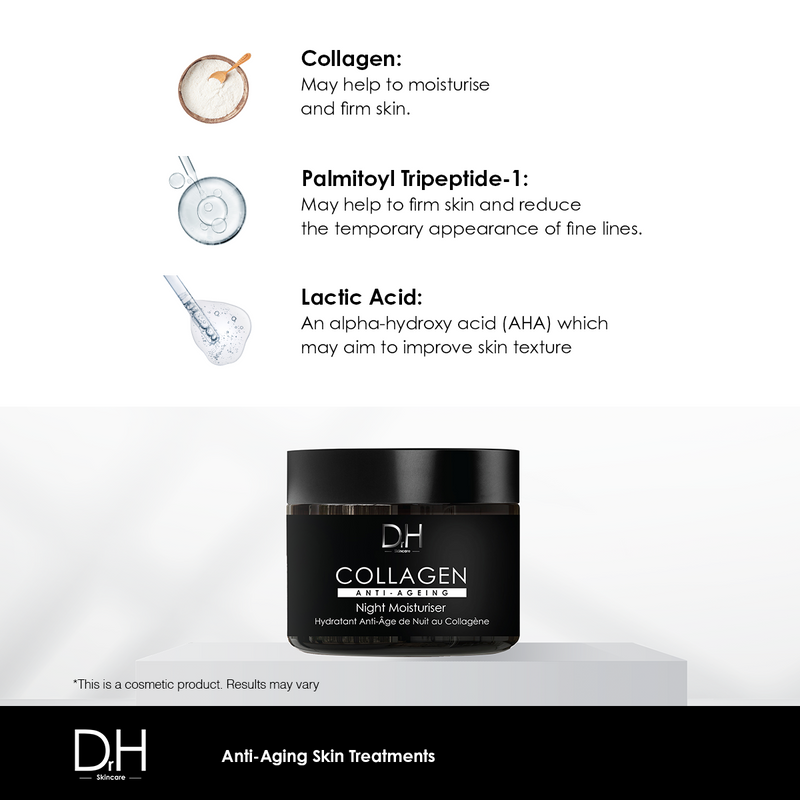 Dr H Collagen Anti-Ageing Night Moisturiser 60ml