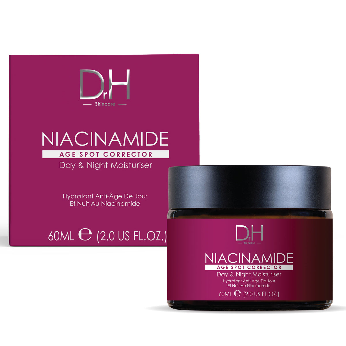 Niacinamide Anti-Ageing Day & Night Moisturiser 60ml