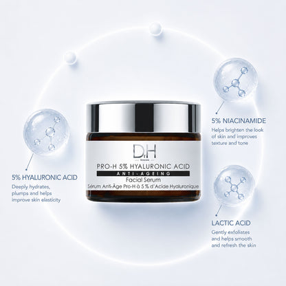 Pro-H 5% Hyaluronic Acid Anti-Ageing Facial Serum 30ml