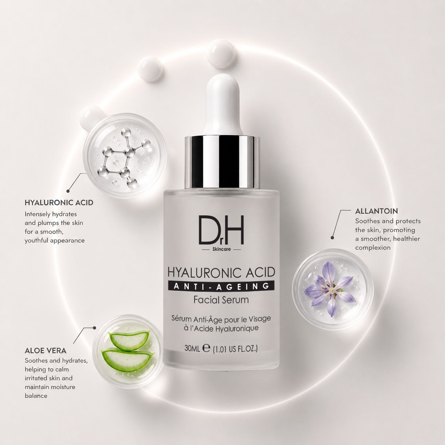 Advanced Anti-Ageing Hyaluronic Acid Facial Serum 30ml