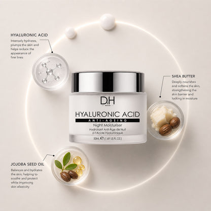 Hyaluronic Acid Anti-Ageing Night Moisturiser 50ml